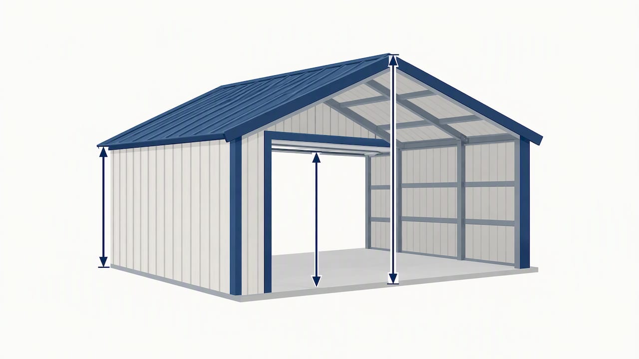 Illustration comparing three building height measurements