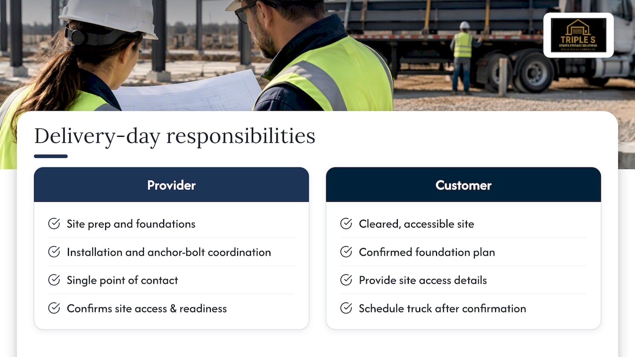 How a turnkey provider coordinates delivery and installation — overview diagram