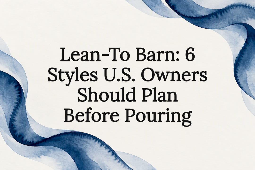 Decorative watercolor frame for barn styles